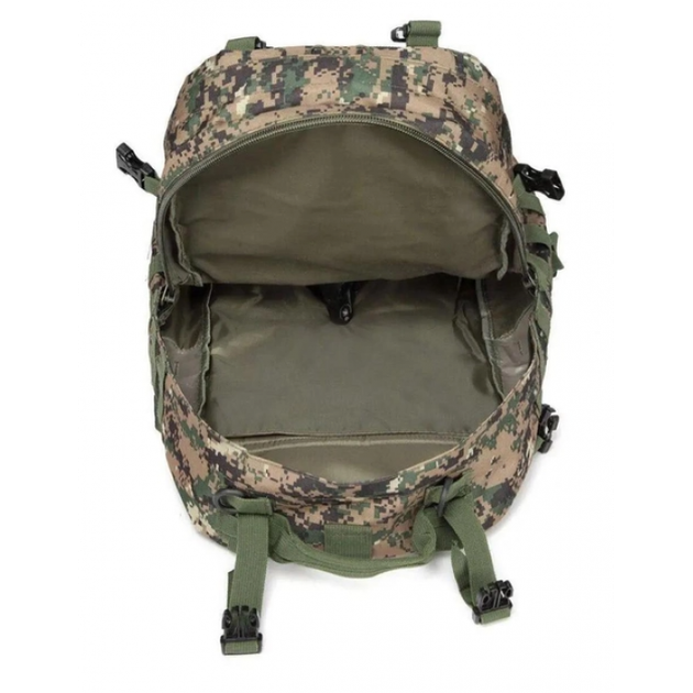 Рюкзак тактичний Tactical Backpack B08 Штурмовий похідний військовий із підсумками 55 л Піксель - Фото 6 Рюкзак тактичний Tactical Backpack B08 Штурмовий похідний військовий із підсумками 55 л Піксель - зображення 6