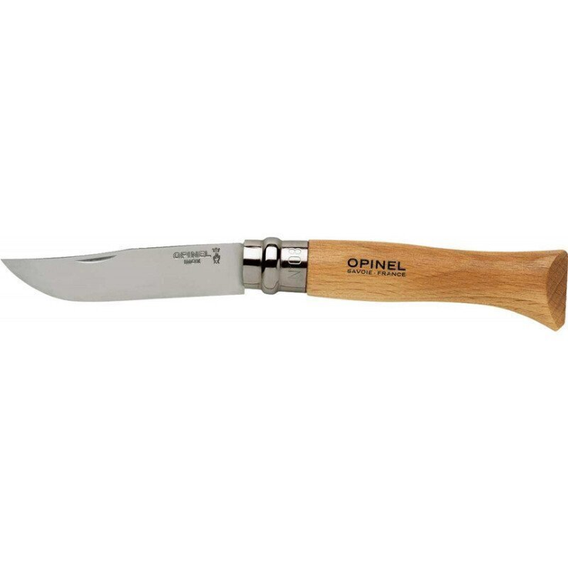 Ніж Opinel №8 Inox Бук (2047860) 204943 - зображення 1