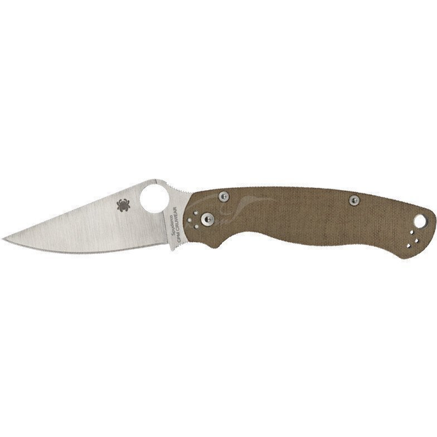 Ніж Spyderco Para Military 2 Brown Micarta Cpm Cru-Wear (871501) 205248 - зображення 1