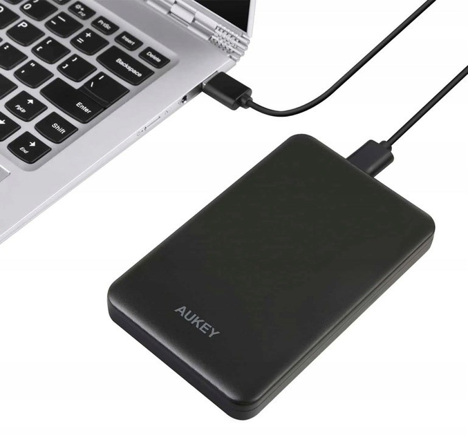 Kieszeń zewnętrzna AUKEY DS-B4 Zewnętrzny dysk twardy HDD/SSD 2.5" Obudowa czarna (DS-B4) - obraz 4