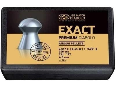 Кулі пневматичні JSB Exact Premium. Кал. 4.52 мм. Вага - 0.54 г. 200 шт/уп - зображення 1