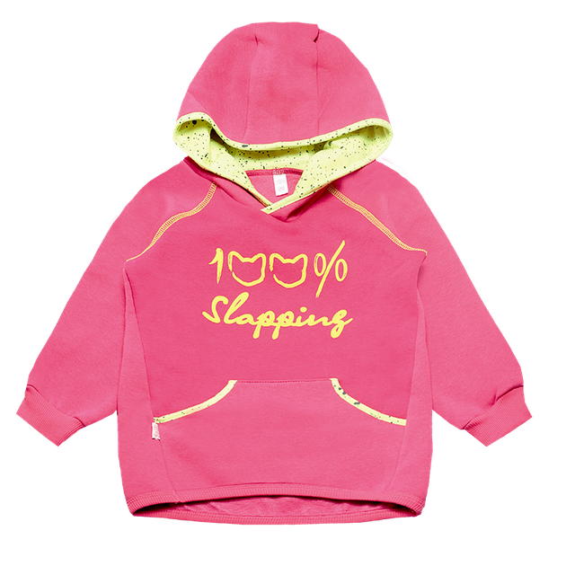 Толстовка (худи) дитяча для дівчинки Gabbi TL-19-37 Написи Малиновий на зріст 104 (11857) - Фото 1 Толстовка (худи) дитяча для дівчинки Gabbi TL-19-37 Написи Малиновий на зріст 104 (11857) - зображення 1