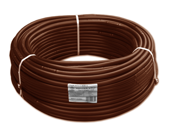 Трубка крапельна Ø 16 мм, відстань між емітерами 33 см, 1,6 л/год – WATERMIL DRIP BROWN – 100 м, DSWWMB161033-160-100 - Фото 1 Трубка крапельна Ø 16 мм, відстань між емітерами 33 см, 1,6 л/год – WATERMIL DRIP BROWN – 100 м, DSWWMB161033-160-100 - изображение 1