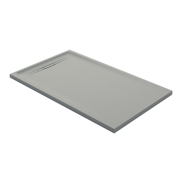Душевой поддон Geberit Sestra 140 х 80 х h4 см, серый/структурированный 550.266.00.2 - изображение 1