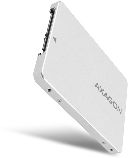 Внутрішня кишеня Axagon для SSD 2.5" SATA Silver (RSS-M2SD) - зображення 2