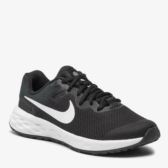 Кроссовки детские Nike Revolution 6 Nn (Gs) DD1096-003 39 (6.5Y) Black/White-Dk Smoke Grey (0195244180608) 