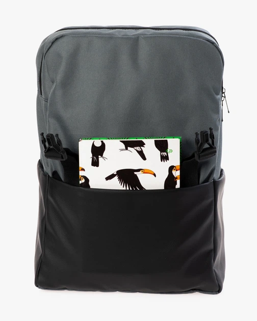 Рюкзак Rooh Travel Pack Mini Сірий - Фото 7 Рюкзак Rooh Travel Pack Mini Сірий - зображення 7