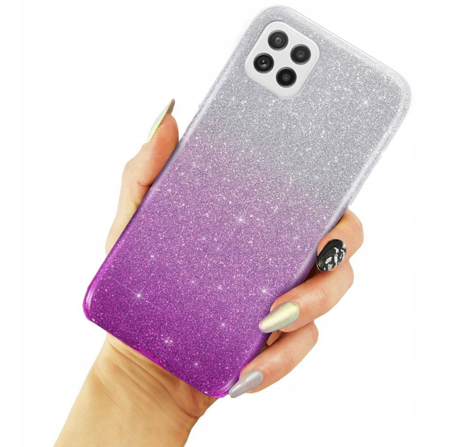 Силиконовый чехол градиент блеск для Samsung GalaxyA22 5G SM-A226B - изображение 4