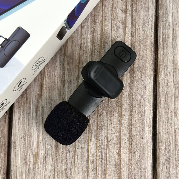Беспроводной всенаправленный петличный микрофон Wireless Microphone K8 ...