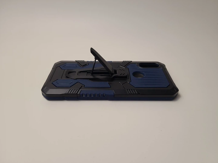 Чехол Armor Warrior для Xiaomi Redmi Note 7, Note 7 Pro противоударный бампер синий - Фото 3 Чехол Armor Warrior для Xiaomi Redmi Note 7, Note 7 Pro противоударный бампер синий - изображение 3