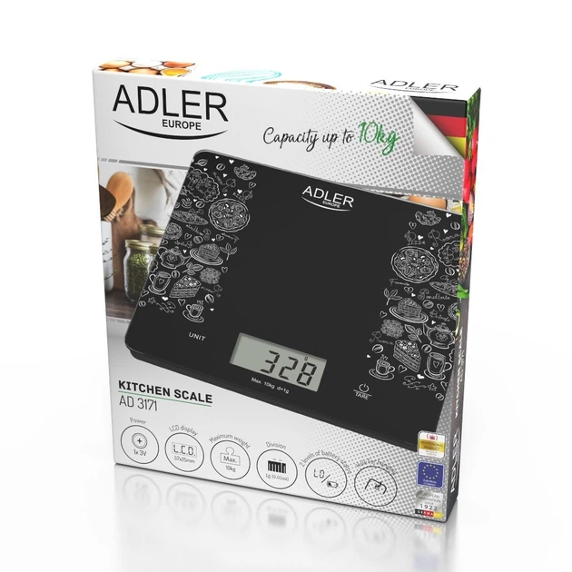 Весы кухонные Adler AD 3171 - до 10 кг - изображение 7