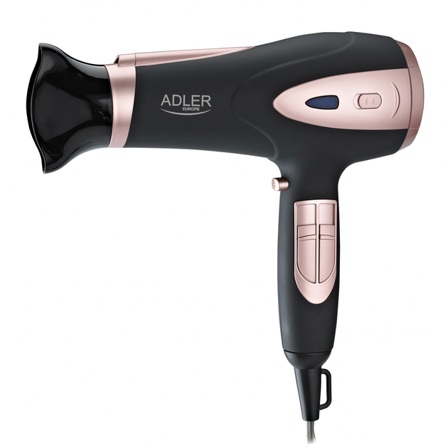 Фен для волос Adler-AD-2400W с ионизатором и регулировкой температуры черный - изображение 7