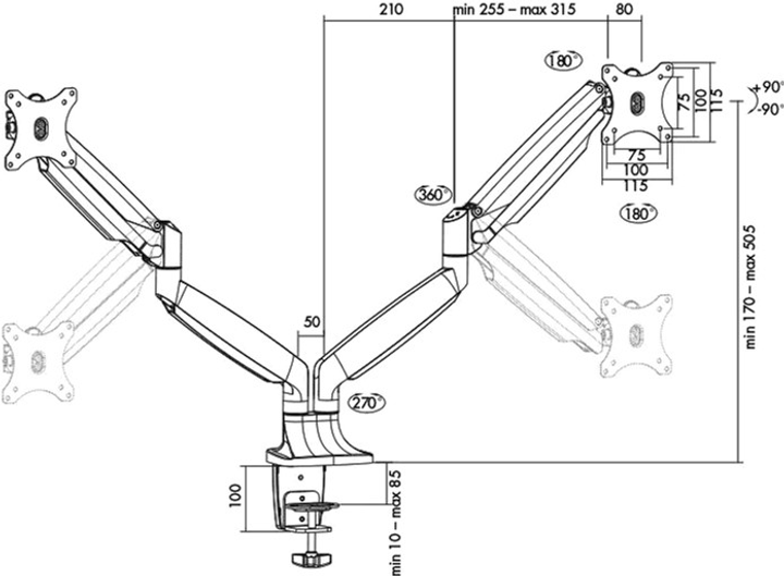 Uchwyt Logilink BP0043 (4052792046489) - obraz 7