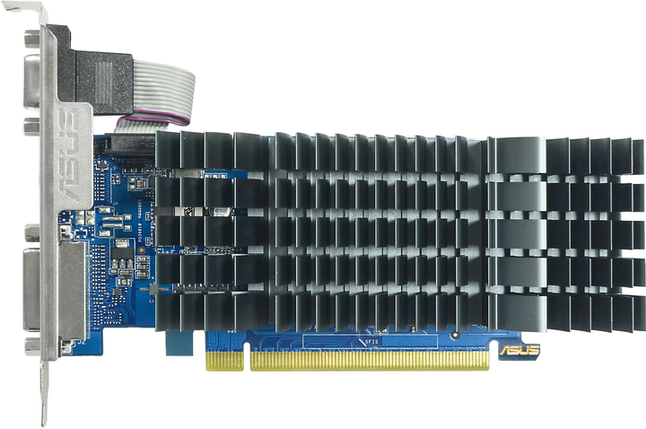 Відеокарта ASUS PCI-Ex GeForce GT 710 EVO 2GB DDR3 (64bit) (954/900) (VGA, HDMI, DVI-D) (90YV0I70-M0NA00) - зображення 1