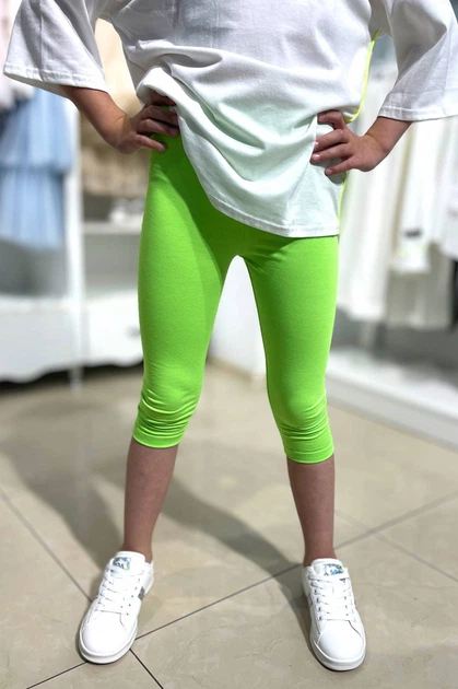 Велосипедки Cuties 122 см Салатовый (2125000815367) - Фото 3 Велосипедки Cuties 122 см Салатовый (2125000815367) - изображение 3