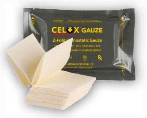 Гемостатичний бинт XL Celox gauze (7.6см х 3м) - зображення 1