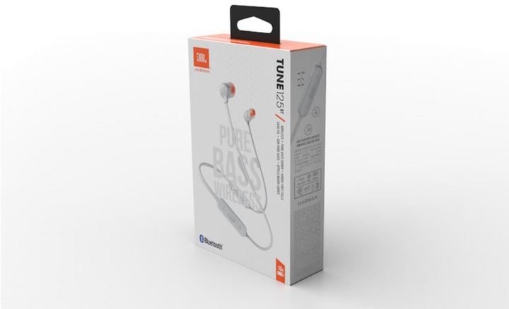 Słuchawki JBL TUNE 125BT Białe (JBLT125BTWHT) - obraz 7