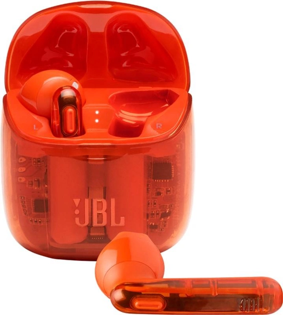 Słuchawki JBL Tune 225 TWS Ghost Orange (T225TWS GHOST ORG) - obraz 1
