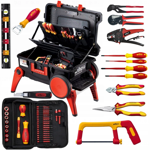 Zestaw narzędzi w skrzynce Wiha XXL III electric 100 elementów (44128) (4010995441289) - obraz 4