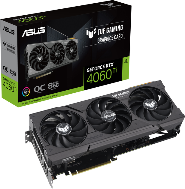 Karta graficzna ASUS PCI-Ex GeForce RTX 4060 Ti TUF Gaming OC Edition 8GB GDDR6 (128bit) (2655/18000) (1 x HDMI, 3 x DisplayPort) (90YV0J50-M0NA00) - obraz 13