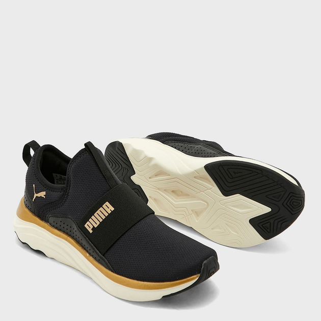 Sneakersy damskie na platformie do kostki wsuwane Puma Softride Sophia Slip-On 19516114 38 (5UK) 24 cm Czarne (4065452433123) - obraz 2