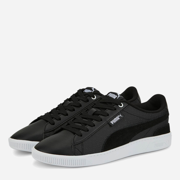 Жіночі кеди низькі Puma Vikky V3 Mono 38638302 38 (5UK) 24 см Чорні (4065449601337) - зображення 2