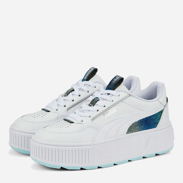 Tenisówki damskie z eko skóry na platformie do kostki Puma Karmen Rebelle Night Out 38641001 37.5 (4.5UK) 23.5 cm Białe (4065449499972) - obraz 2