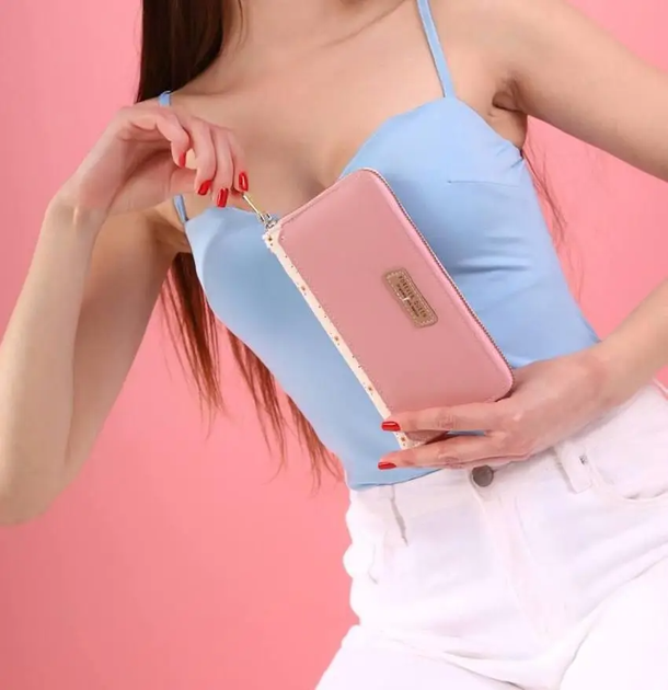 Кошелек No brand 465 женский розовый - изображение 3