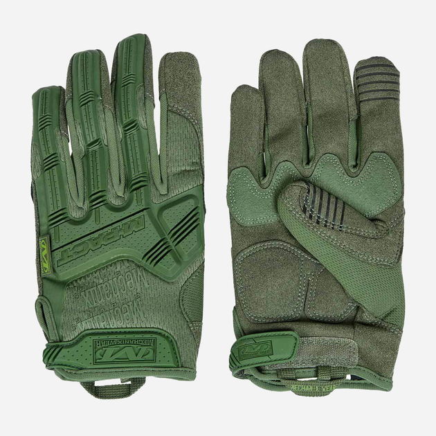 Рукавички тактичні Mechanix Wear M-Pact MPT-60 S Olive Drab (781513640333) - зображення 1