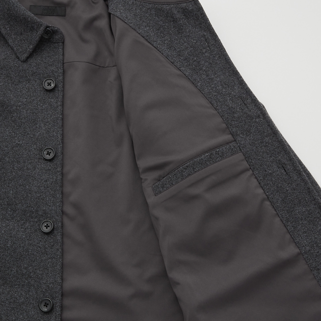 Куртка демисезонная мужская Uniqlo 179608157 S Серая (1159782706) - Фото 4 Куртка демисезонная мужская Uniqlo 179608157 S Серая (1159782706) - изображение 4