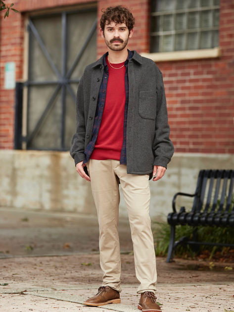 Куртка демисезонная мужская Uniqlo 179608157 S Серая (1159782706) - Фото 8 Куртка демисезонная мужская Uniqlo 179608157 S Серая (1159782706) - изображение 8