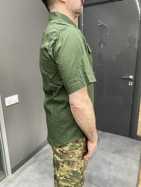 Армійська тактична сорочка з коротким рукавом Yakeda Оліва XL - зображення 2