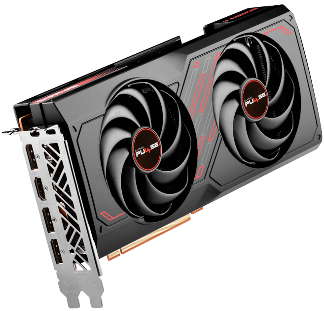 Karta graficzna Sapphire PCI-Ex Radeon RX 7600 Pulse OC Edition 8GB GDDR6 (128bit) (2755/18000) (HDMI, 3 x DisplayPort) (11324-01-20G) - obraz 4