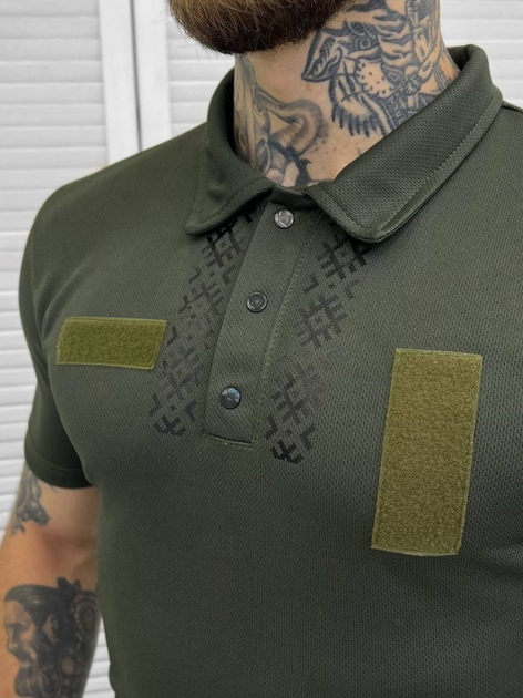 Тактическое поло Patriot Polo Olive M - изображение 2