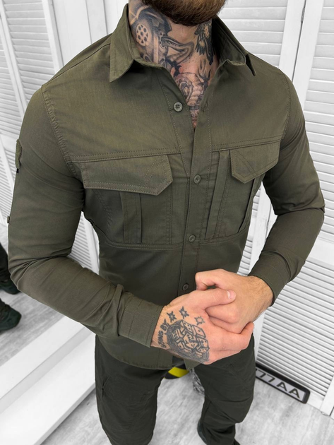 Тактична сорочка Tactical Duty Shirt Olive S - зображення 2
