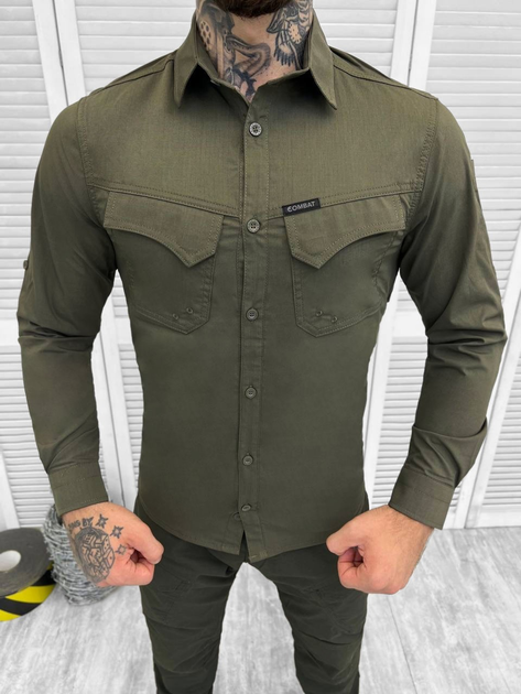 Тактическая рубашка Tactical Duty Shirt Olive Elite L - изображение 1