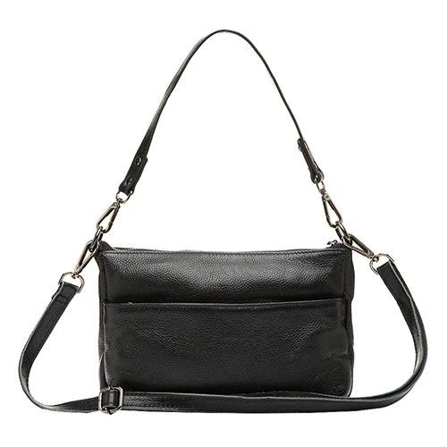Сумка женская кожаная черная Felicita 8200 black - Фото 3 Сумка женская кожаная черная Felicita 8200 black - изображение 3