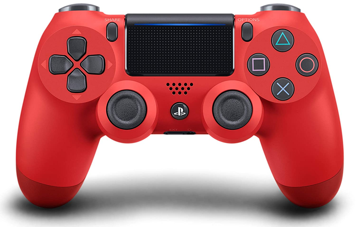 Бездротовий геймпад Play Station Dualshock 4 Wireless Bluetooth джойстик для приставки PS4 Red Червоний - зображення 4
