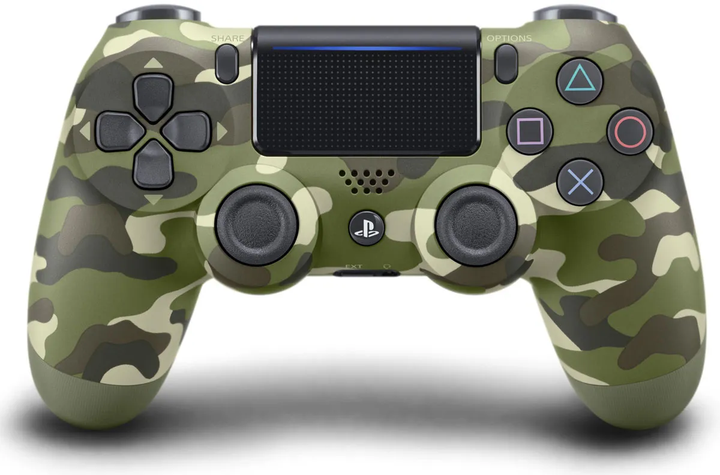 Бездротовий геймпад UKC Dualshock 4 Wireless Bluetooth джойстик для приставки PS4 Green Camouflage - зображення 2