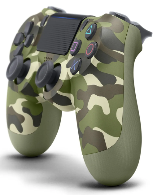Бездротовий геймпад UKC Dualshock 4 Wireless Bluetooth джойстик для приставки PS4 Green Camouflage - зображення 3