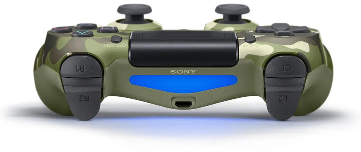 Бездротовий геймпад UKC Dualshock 4 Wireless Bluetooth джойстик для приставки PS4 Green Camouflage - зображення 5