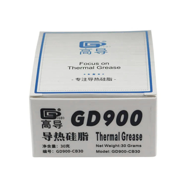 Термопаста GD900 x 30г -CB серая для процессора видеокарты светодиода .