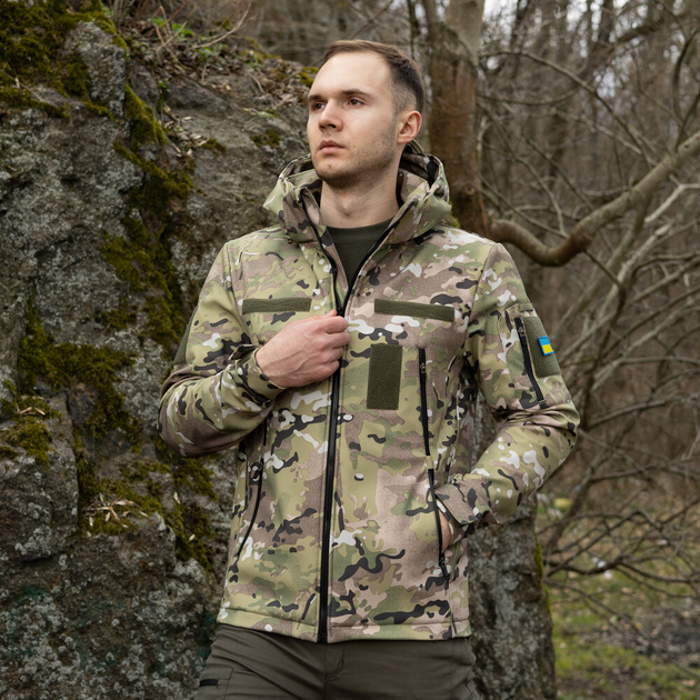 Куртка Pobedov Motive з липучками Мультикам XL OWku1 551XLmk - зображення 2
