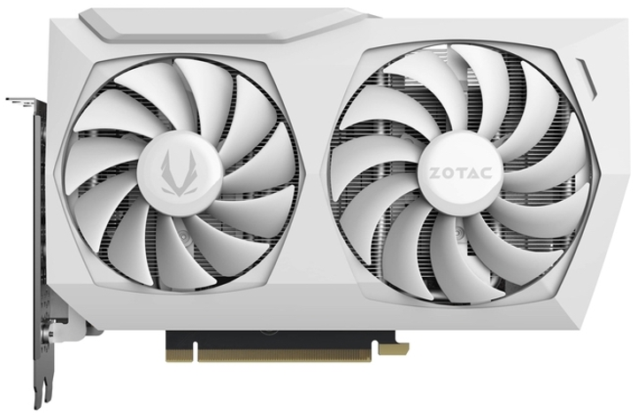 ZOTAC PCI-Ex GeForce RTX 3060 AMP White Edition 12GB GDDR6 (192bit) (1867/15000) (1 x HDMI, 3 x DisplayPort) (ZT-A30600F-10P) - obraz 1