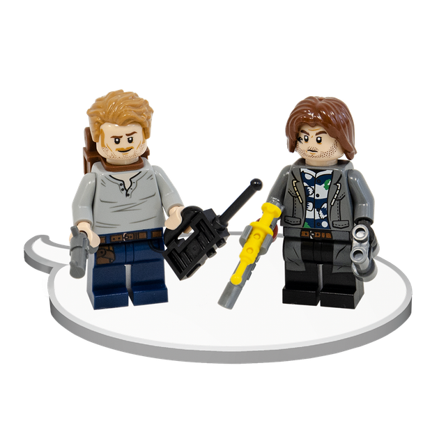 Zestaw książek z klockami LEGO Jurassic World Owen kontra Delacourt (5907762001205) - obraz 2