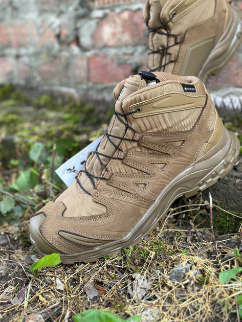 Берці тактичні Salomon XA Forces Mid GTX , колір койот, розмір 44 , (28,5 см устілка) - зображення 1