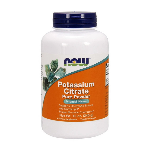 Калій цитрат порошок, NOW Potassium Citrate Pure Powder (340 г) - Фото 1 Калій цитрат порошок, NOW Potassium Citrate Pure Powder (340 г) - зображення 1