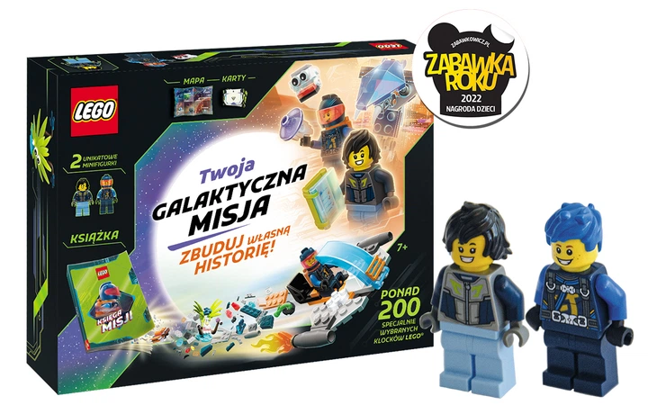 Zestaw książka z klockami LEGO Twoja galaktyczna misja (5907762001236) - obraz 3