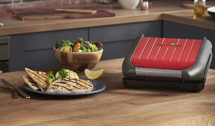 Гриль George Foreman 25030-56 Compact Steel Grill Russell Hobbs (2000003349791) - Фото 5 Гриль George Foreman 25030-56 Compact Steel Grill Russell Hobbs (2000003349791) - изображение 5