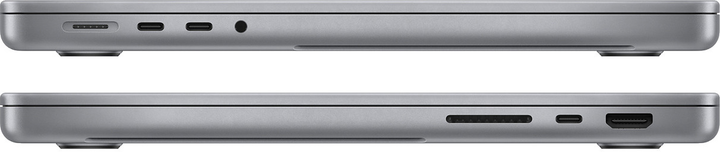 Laptop Apple MacBook Pro 14" M1 Pro 512GB 2021 (MKGP3ZE/A) Space Gray - obraz 5